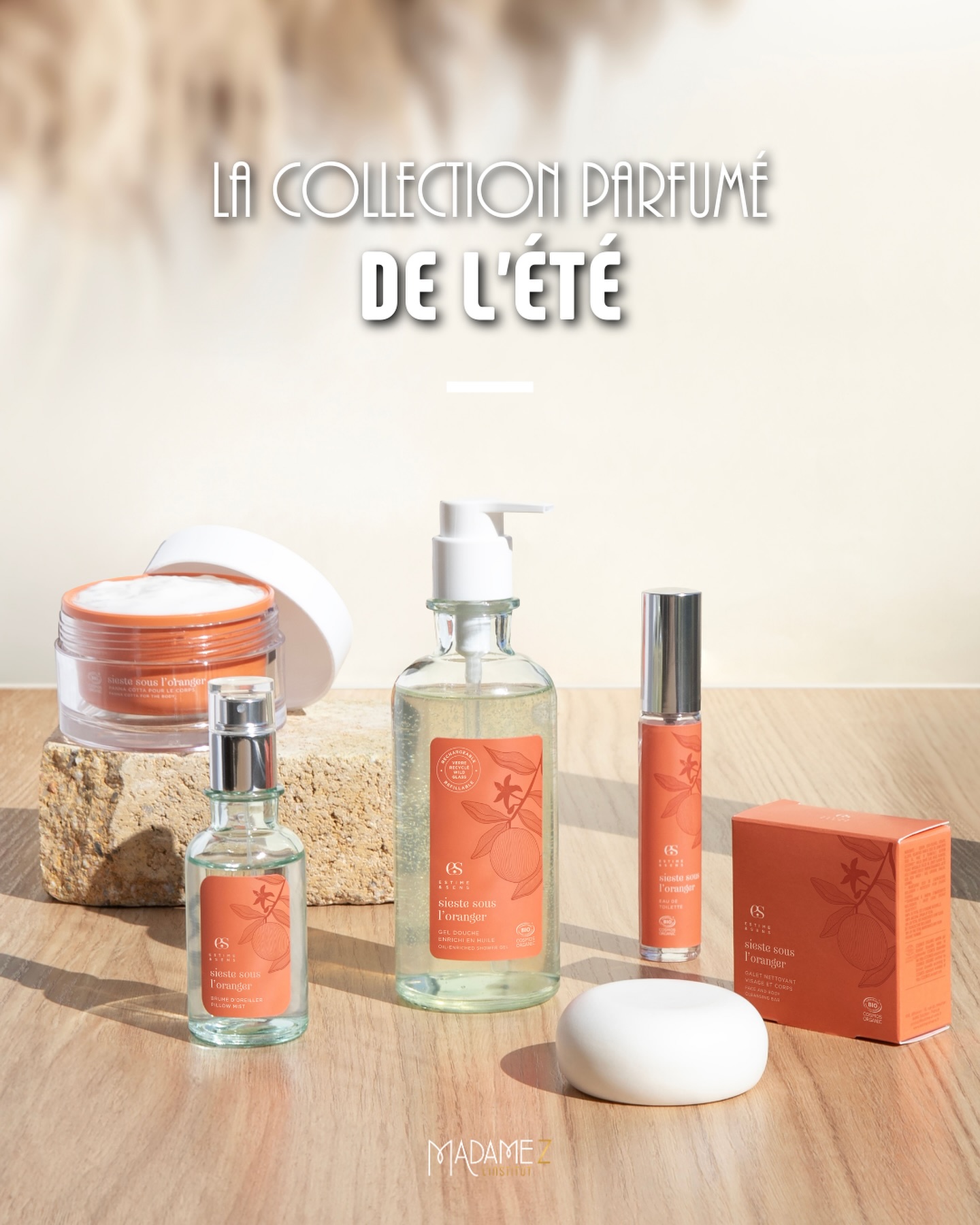 Transformez votre routine de soin en une véritable évasion sensorielle avec les collections parfumées d’ @estimeetsens Inspirées par des destinations exotiques, nos gammes allient fragrances envoûtantes et textures luxueuses pour un moment de bien-être absolu.
Swipez pour découvrir Murmûre Gourmand, Escale à Cuba et Sieste sous l’Oranger. Chaque collection vous transporte vers une nouvelle aventure olfactive, tout en prenant soin de votre peau de manière éco-responsable.
? Pourquoi choisir nos collections parfumées ? Nos produits sont formulés pour être respectueux de votre peau et de l’environnement. Chaque rituel est une invitation à la détente, à la célébration et à la sérénité.
? Murmûre Gourmand : Un instant réconfortant et gourmand.
? Escale à Cuba : Un moment enivrant et pétillant.
? Sieste sous l’Oranger : Un instant de sérénité et d’apaisement.
? Découvrez l’intégralité de nos collections en magasin ou sur notre site web : www.madamez-institut.fr
? Virginie facialiste & kératothérapeute dédiée à sublimer votre peau
? Faisons rayonner votre confiance & révélons votre beauté naturelle
? Institut spécialisé en soins pour le corps et le visage - 10 Passage du Grand Cerf, 75002 Paris
.
.
.
\#soindelapeau #antiâge #peauparfaite #soinvisage #institutdebeauté #jeunesse #rétinol #acidehyaluronique #vitamineC #protectionSolaire #beauté #bienêtre #parisien #paris2 #conseilbeauté #soinnaturel #facialiste #soins #prendresoindesoi #drainagelymphatique #massagebienetre #soinantiage