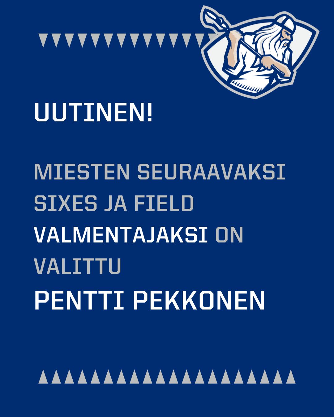 Suomen lacrosseyhteisön yksi tunnetuimmista jäsenistä, Pentti Pekkonen, on valittu miesten maajoukkueen päävalmentajaksi tuleviin Sixes ja field arvokisoihin. Onnea ja menestystä Pentille ja valmennettaville!??
#lacrosse #maajoukkue #suomi #urheilu #joukkue