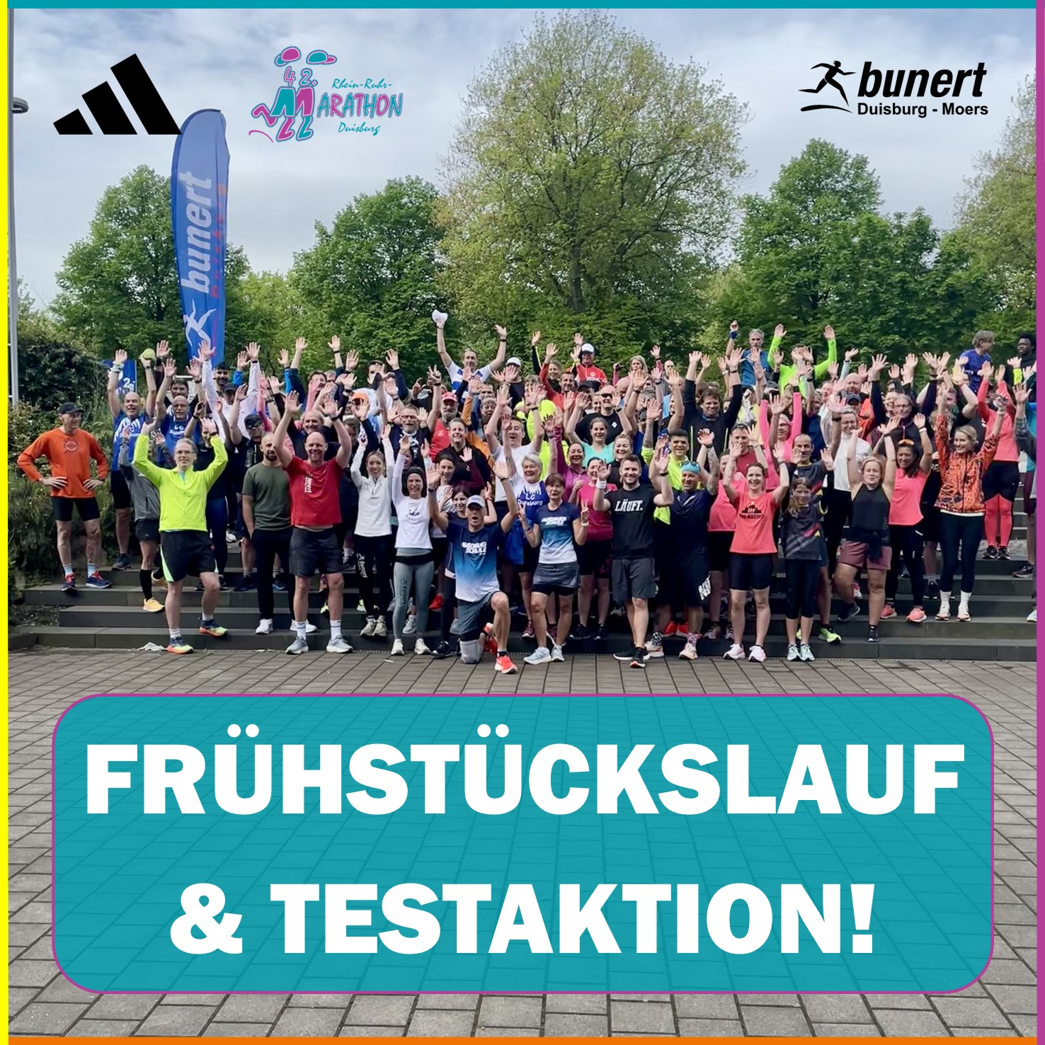 Frühstückslauf am Vortag – locker laufen, Gänsehaut spüren! 😍Am Samstag, 17. Mai laden ....