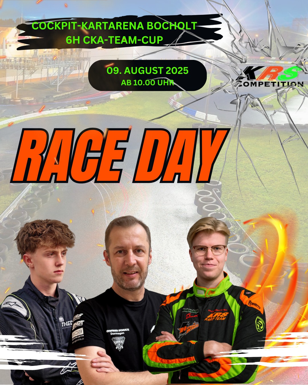 RACE DAY!
6h Endurance Rennen in der Cockpit-Kartarena Bocholt. Am Start für KRS Competition: Emil, Michael und Benedict
© Bilder/Plakat: Cockpit-Kartarena Bocholt / Erik Forker / KRS Competition
#gottfriedschultzdormagen #imocareimmobilienservicegmbh #sinnilandevents #wohndesignpulheim #BOBAutomobile #karosserieschrickel #Race4Hospiz #teamwork #teamspirit #_krsmotorsport #KRSCompetition #TeamPower #KRSCompetition #ladiesteam #KartingPower #KartingVibes #MotorsportLovers
#cockpitkartarenabocholt #6hraces #6hendurancerace #EnduranceRacing