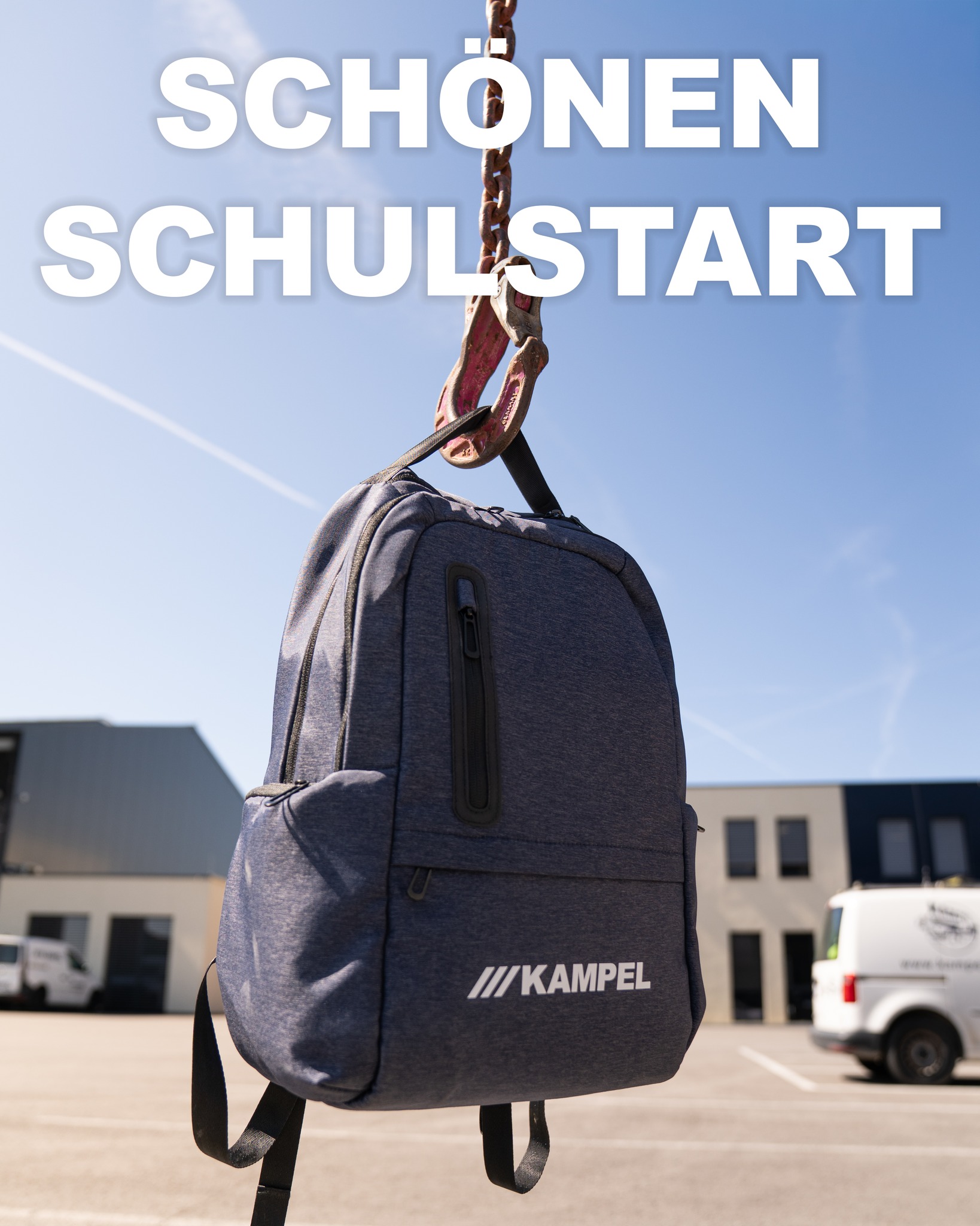 Wir wünschen allen zukünftigen Kranfahrerinnen und Kranfahrern einen schönen Schulstart! 🎒🏗️
...und natürlich auch allen anderen! 😉
Brav die Schulbank drücken und vielleicht sieht man sich ja bald im #TeamKAMPEL wieder! 😎👷🏻♂️