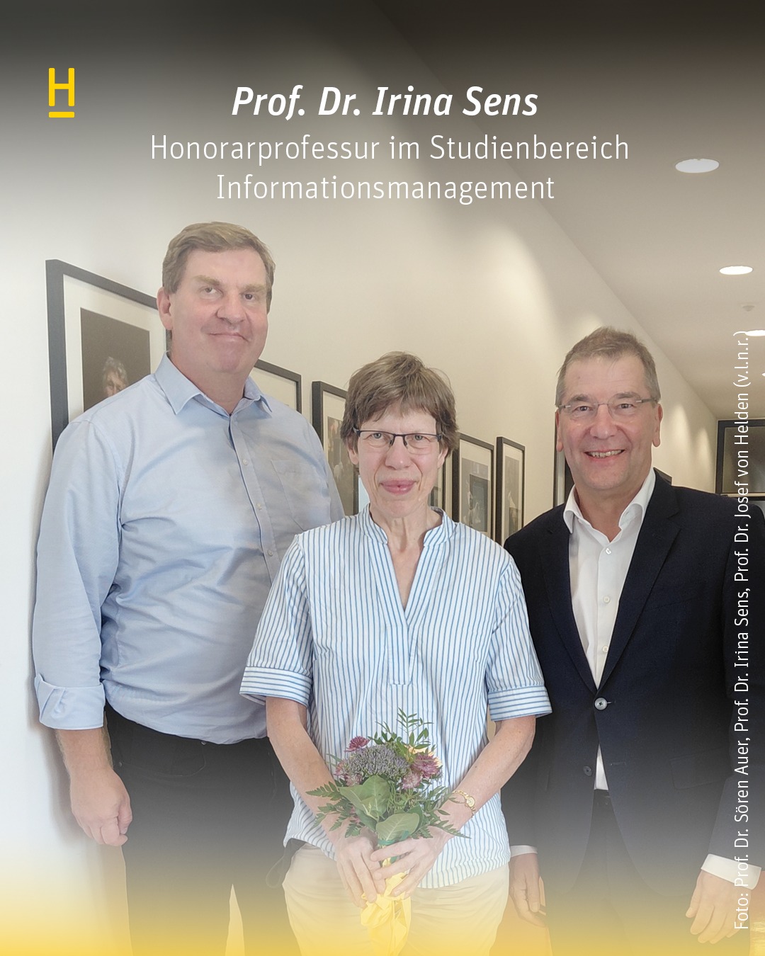 Herzlich willkommen, Prof. Dr. Irina Sens! 👋
Zum 1. September 2026 übernimmt Prof. Dr. Irina Sens eine... Herzlich willkommen, Prof. Dr. Irina Sens! 👋
Zum 1. September 2026 übernimmt Prof. Dr. Irina Sens eine...