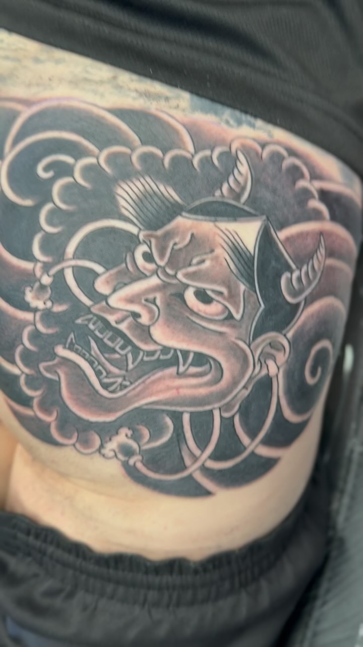 #hannyatattoo #japanesetattoo #traditionaltattoo @latorretattoo #madridtattoo #chamberitattoo