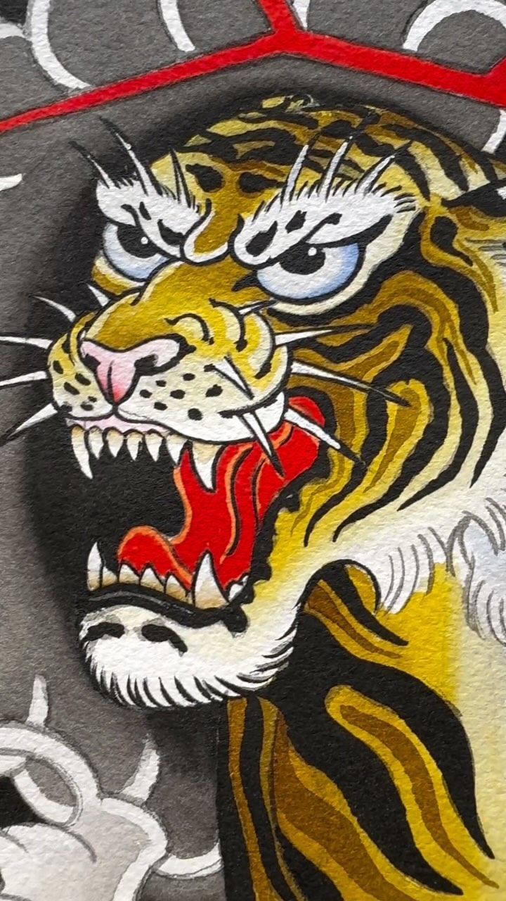 Tigre disponible. Escríbeme si quieres coger cita para agosto o septiembre. @latorretattoo
#tigertattoo #japanesetattoo #traditionaltattoo #madridtattoo #santandertattoo