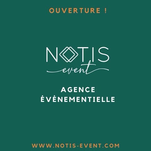 Ouverture de l'Agence NOTIS Event, spécialisée dans l'organisation de vos événements professionnels :)
#notisevent #evenementiel #evenement #event