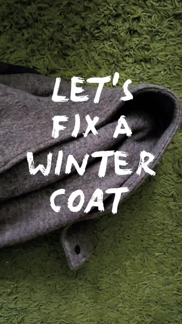 Kate Moth and her friends had a dinner party at my coat rack. Here is one of many ways to mend damaged wool items: needlefelting.
#repair #sustainability #mothholes