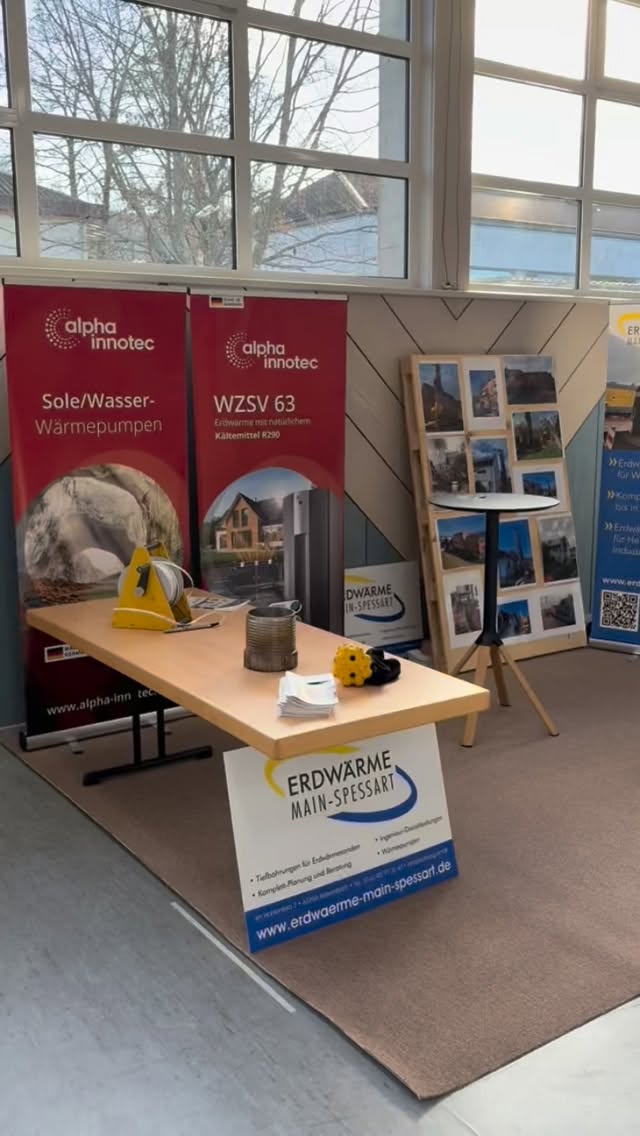 BAU- UND ENERGIEMESSE SONNTAG AB 13 UHR #bessenbach @gemeinde_bessenbach @westspessart @alphainnotec #messe #heizungsanitär #architect