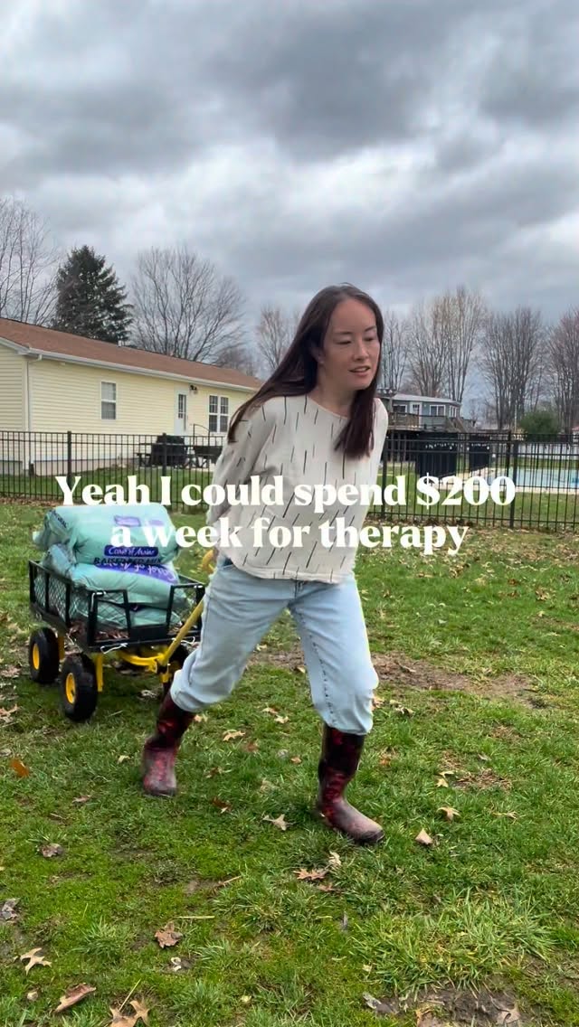 Noooooo, I’m not discrediting therapy. Like, at ALL.