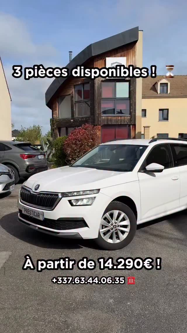 🚗🔥 SKODA KAMIQ 2023 À PARTIR DE 14.290 € 🔥🚗
Disponibles immédiatement à l’export (Algérie 🇩🇿 / Tunisie 🇹🇳)
Modèle : 1.0 TSI – 95 ch – Finition Business – Couleur blanche
💰 PRIX PAR ORDRE CROISSANT :
➡️ 14 290 € – 21 000 km
➡️ 14 590 € – 15 000 km
➡️ 14 690 € – 14 500 km
✔️ Véhicules récents
✔️ Faible kilométrage
✔️ Économiques et fiables
✔️ Idéals pour l’export
📦 Disponibilité limitée
📲 Plus d’informations : contactez-nous sur WhatsApp au +33 7 63 44 06 35