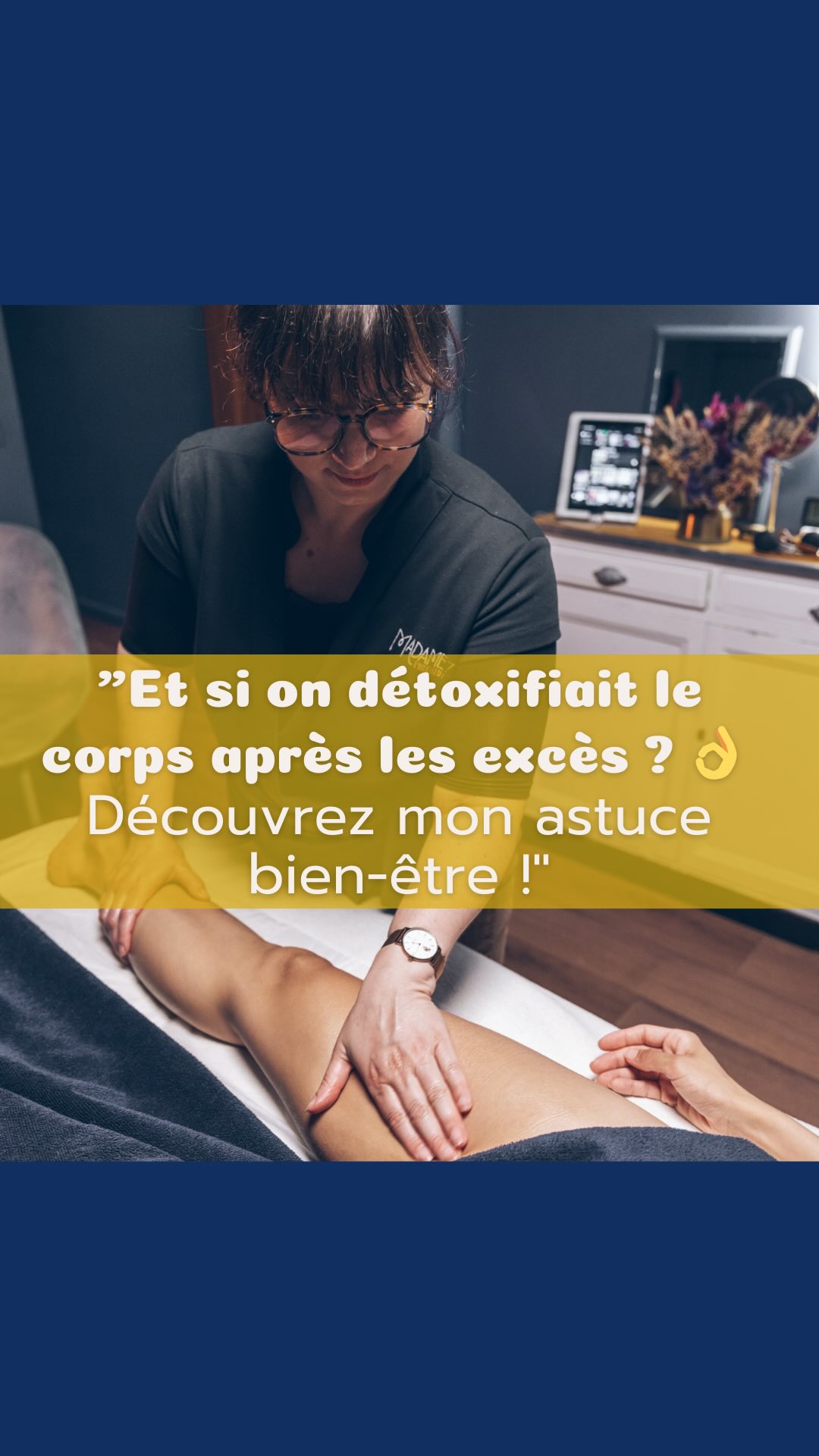 ✨ Fatigue post-fêtes ? Découvrez le drainage lymphatique Franca Renata ! ✨
Ballonnements, jambes lourdes, teint terne ? Pas de panique ! Le drainage lymphatique est la solution idéale pour :
? Détoxifier votre organisme,
? Réduire les gonflements et la rétention d’eau,
? Lisser et illuminer votre peau.
? En une séance, retrouvez légèreté et bien-être. Pour des résultats durables, optez pour une cure sur-mesure chez Madame Z l’institut.
? Prenez rendez-vous dès maintenant et commencez l’année en beauté !
??♀️Bienvenue chez Madame Z
✨Un institut qui vous aidera à atteindre vos objectifs : soin visage, cure minceur, l’épilation définitive, massage relaxant, luxopuncture
Cosmétiques Dr Janka, estime et sens, Q-re Paris
?Au passage du Grand Cerf, Paris 2
?Rdv en ligne (lien en bio)
#paris1 #paris2 #montorgueil #chateletleshalles #ruesaintdenis #pariscentre #parisiennes #mamansparisiennes
#beauteparisiennes #institutdebeauteparis #passagedugrandcerf
#maraisparis #sentierparis #quartierlouvre #influenceuseparis #soinvisage #soincorps #barophorese #radiofrequence #luxopuncture #bienvieillir #drainagelymphatique #maderotherapie #facialiste #kobido #massageparis #minceur #antiage #pertedepoids #epilationdefinitive