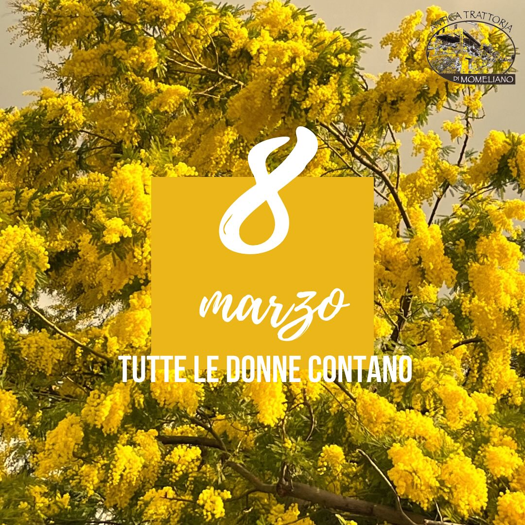 ? Buona Festa della Donna da parte dell’Antica Trattoria di Momeliano! Oggi celebriamo la forza, la bellezza e la determinazione di tutte le donne. Venite a festeggiare con noi e a gustare i nostri piatti speciali! ? #FestaDellaDonna #AnticaTrattoriaDiMomeliano