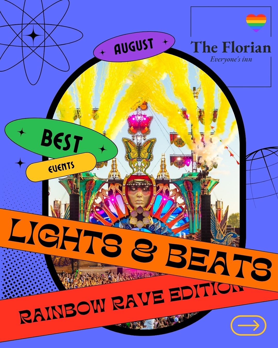 Here is your guide to August’s best festivals, concerts, and cultural highlights close to The Florian Hotel! ?
? August 2 – Canal Parade (Canals of Amsterdam)
Celebrate Pride 2025 with a vibrant parade of decorated boats and a message of LOVE.
? August 2 – Drake with PARTYNEXTDOOR: $ome $pecial $hows 4 EU (Ziggo Dome)
Experience an unforgettable night with one of hip hop’s biggest stars.
? August 9 & 10 – Loveland Festival (Sloterpark, Amsterdam)
Celebrate 30 years of techno and house beats with large-scale production and a vibrant vibe.
? August 16 & 17 – Reggae Lake Festival (Gaasperpark)
The Netherlands’ largest reggae festival with six stages and live performances.
?️ August 22–24 – Mysteryland Festival (Haarlemmermeer)
Dive into iconic electronic dance music and immersive art at this legendary festival.
?️ August 29–31 – Dutch Grand Prix 2025 (Formula 1, Zandvoort)
Feel the thrill of high-speed racing at the stunning coastal circuit.
✨ What’s your August vibe? Which event will you catch?
#AugustInTheNetherlands #TheFlorianHotel #FestivalSeason #Pride2025 #CanalParade #Drake #LovelandFestival #ReggaeLakeFestival #Mysteryland #DutchGrandPrix #AmsterdamEvents #LiveMusicNL #SummerVibes #Formula1