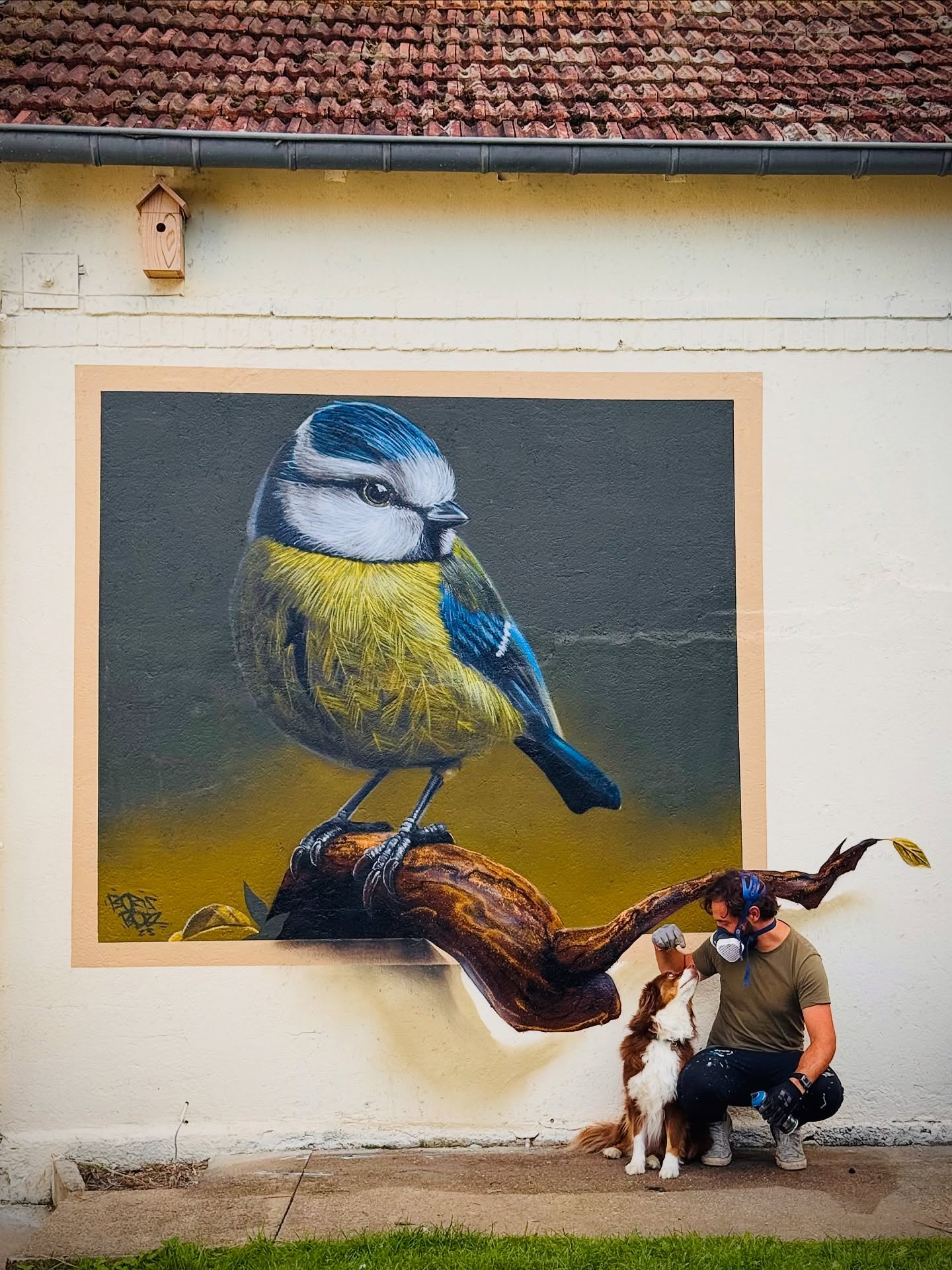 « BLUE »
Salut les amigos !!! C’est une de mes dernières réalisations, c’est ma période fresque d’oiseaux ❤️
Bon dimanche
#illustration #art #bird #mesanges #spraypaint #drawings