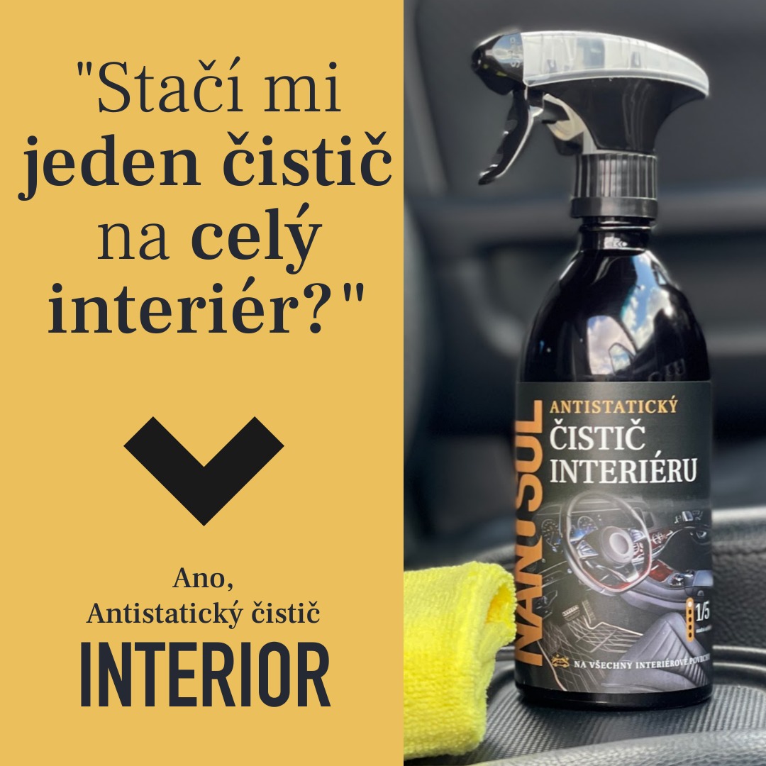 ✨ Tvoje auto si zaslouží víc než jen jízdu z bodu A do bodu B! ✨
Náš Čistič interiéru promění tvůj vůz v oázu čistoty a svěžesti. 🚗💙
👉 Odstraní skvrny, nečistoty a nepříjemné pachy 👉 Šetrný k materiálům, tvrdý na špínu 👉 Profesionální výsledek během pár minut
Protože každá cesta by měla začínat v čistém prostředí!
NANOSOL.CZ
#cisteniinterieru #cistevozidlo #autokosmetika #cistotaauto #nanosol #