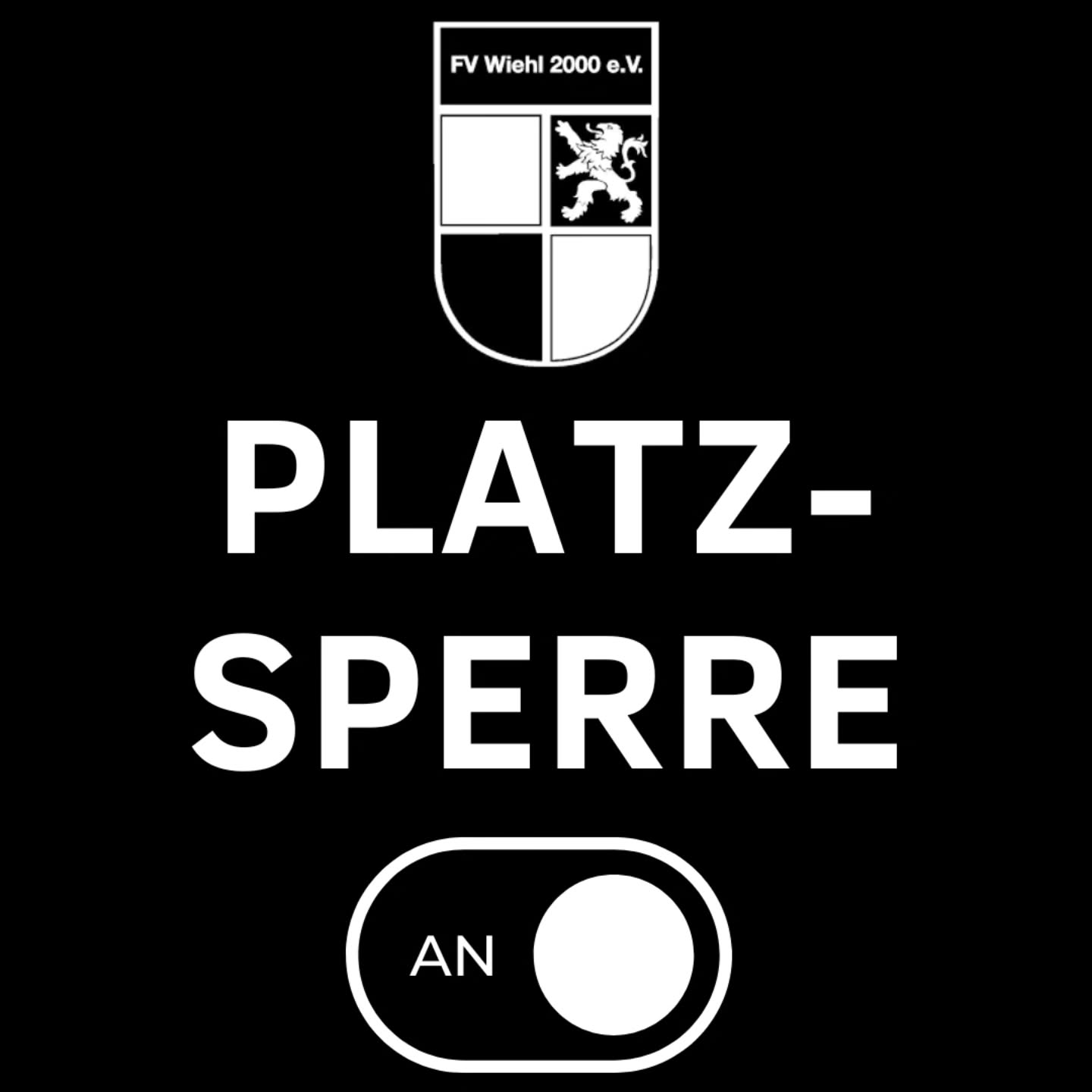 ⛔ Platzsperre Walter-Lück-Sportanlage
Aufgrund der gegenwärtigen Witterung wird die Walter-Lück-Sportanlage (Kunstrasen, Fußball-Käfig) ab sofort für den Trainingsbetrieb gesperrt. ?
Über die Aufhebung der Platzsperre folgt eine gesonderte Mitteilung. Eine Bewertung für den Spielbetrieb am kommenden Samstag folgt. ⚽
#fuerdenfv #mitdemloewenaufderbrust #weilwirdichlieben #nachwuchsloewen