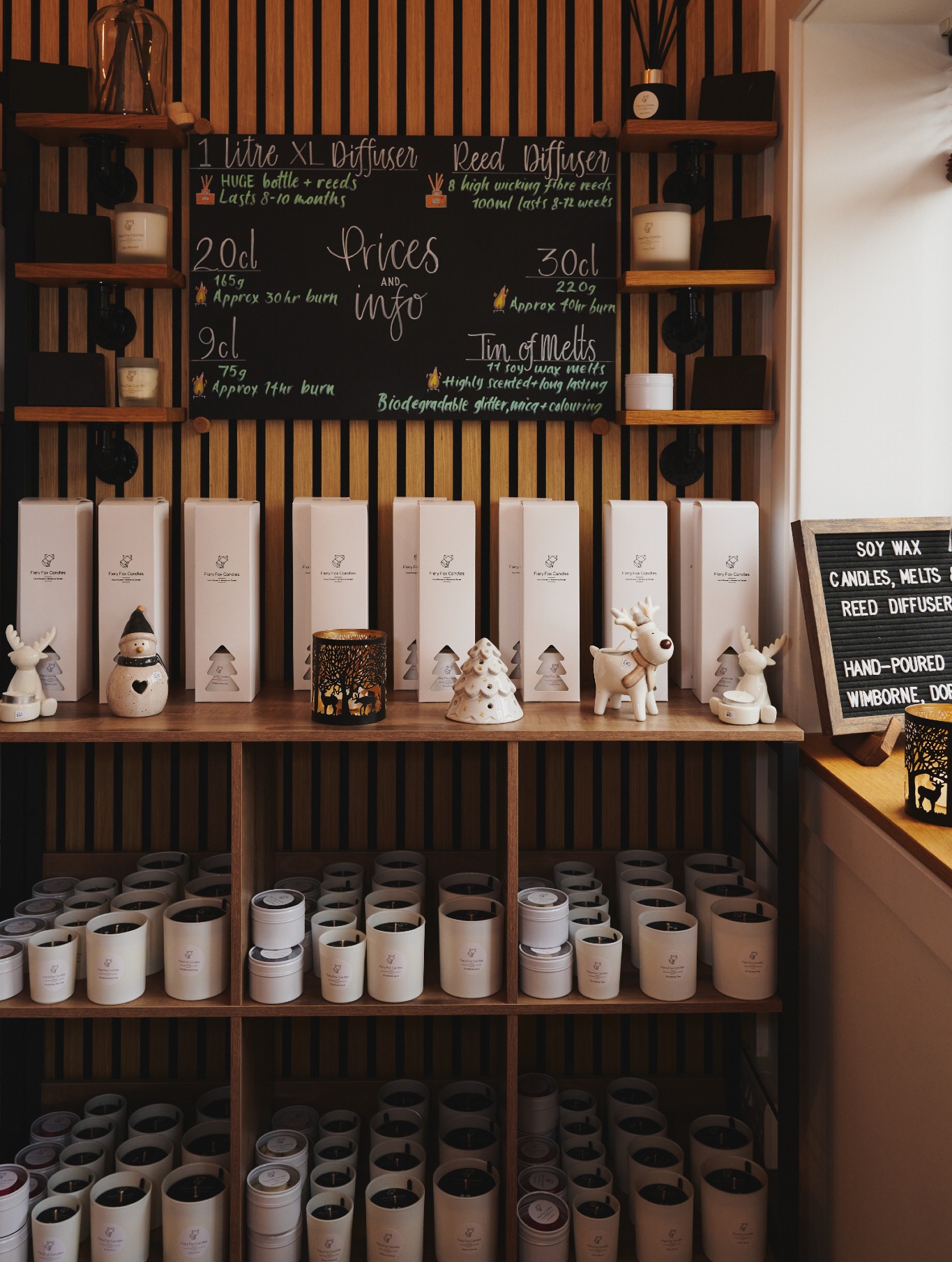 HELLO DECEMBER! Our Festive Thursdays return this week ?
We’re open from 5pm with shelves full of Christmas goodies and all your favourite winter scents. Our neighbours have beautiful things to shop too plus live music and festive food at @thecowsheddorset.
Come on down to see us ?✨