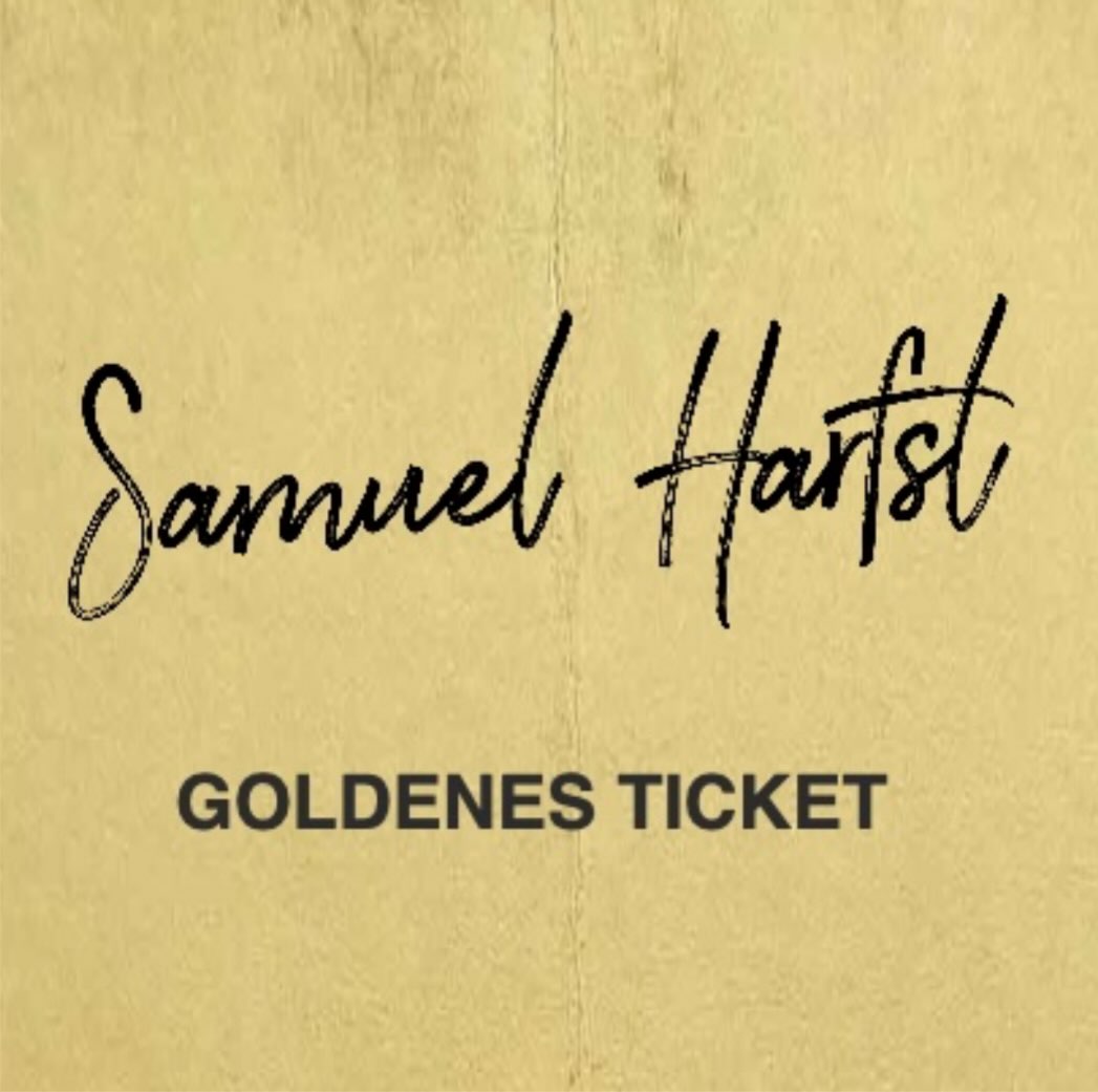 ✨ Das Goldene Ticket ✨
Ein Ticket. Alle öffentlichen Samuel-Harfst-Konzerte. 🎶
Einfach auf der Website bestellen.
Ausdrucken oder digital verschicken – perfekt als Geschenk. 🎁
https://www.samuelharfst.de/shop/goldenes-ticket