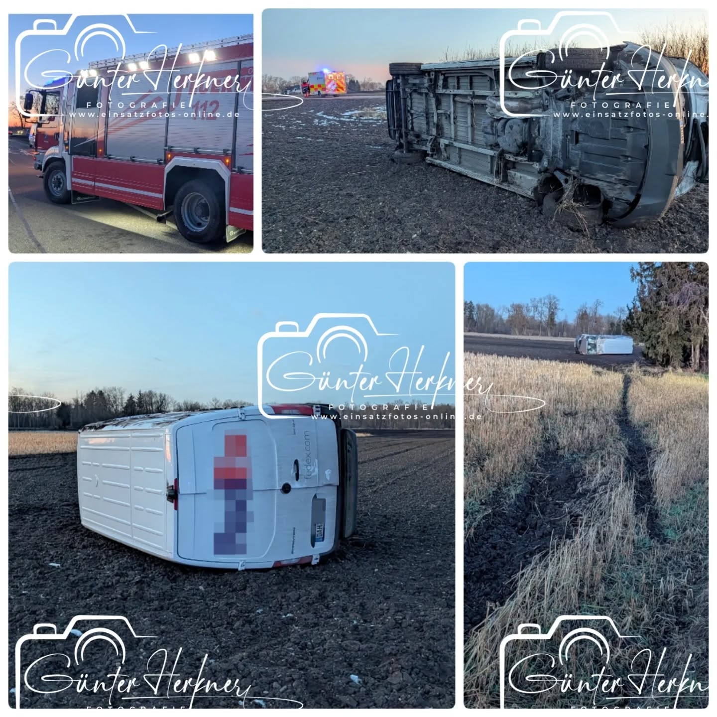 🗓️Datum: 15.01.2026
⏰Uhrzeit: 16.36 Uhr
🚒🚑 Einsatzart: THL 2
📍Einsatzort: Oberding
🚒🚑🚁🚓 Eingesetzte Kräfte:
@feuerwehr_oberding
@feuerwehr_hallbergmoos
@malteser_flughafen_münchen
@kreisbrandinspektion_erding
@polizeiobn
Pkw kommt von Fahrbahn ab und überschlägt sich
Gegen 16:30 Uhr fuhr ein 22j-ähriger aus dem nördlichen Landkreis mit seinem Mercedes Sprinter die Ferstl-Straße von Hallbergmoos kommend Richtung Oberding. Kurz vor Mooshanns kam er aus bislang ungeklärter Ursache nach links von der Fahrbahn ab und überschlug sich im angrenzenden Feld. Der 22-jährige konnte sich selber aus dem Fahrzeug befreien. Er wurde zur weiteren medizinischen Behandlung ins Klinikum Erding verbracht. Der Gesamtschaden beläuft sich auf ca. 40.000 €. Die FFW Oberding und Hallbergmoos waren mit insgesamt 23 Einsatzkräfte vor Ort.
Quelle: PI Erding
📷 Günter Herkner
#thl #unfall #feuerwehr #rettungsdienst #polizei luftrettung blaulicht technischehilfe gefahrgut abc brand freiwilligefeuerwehr