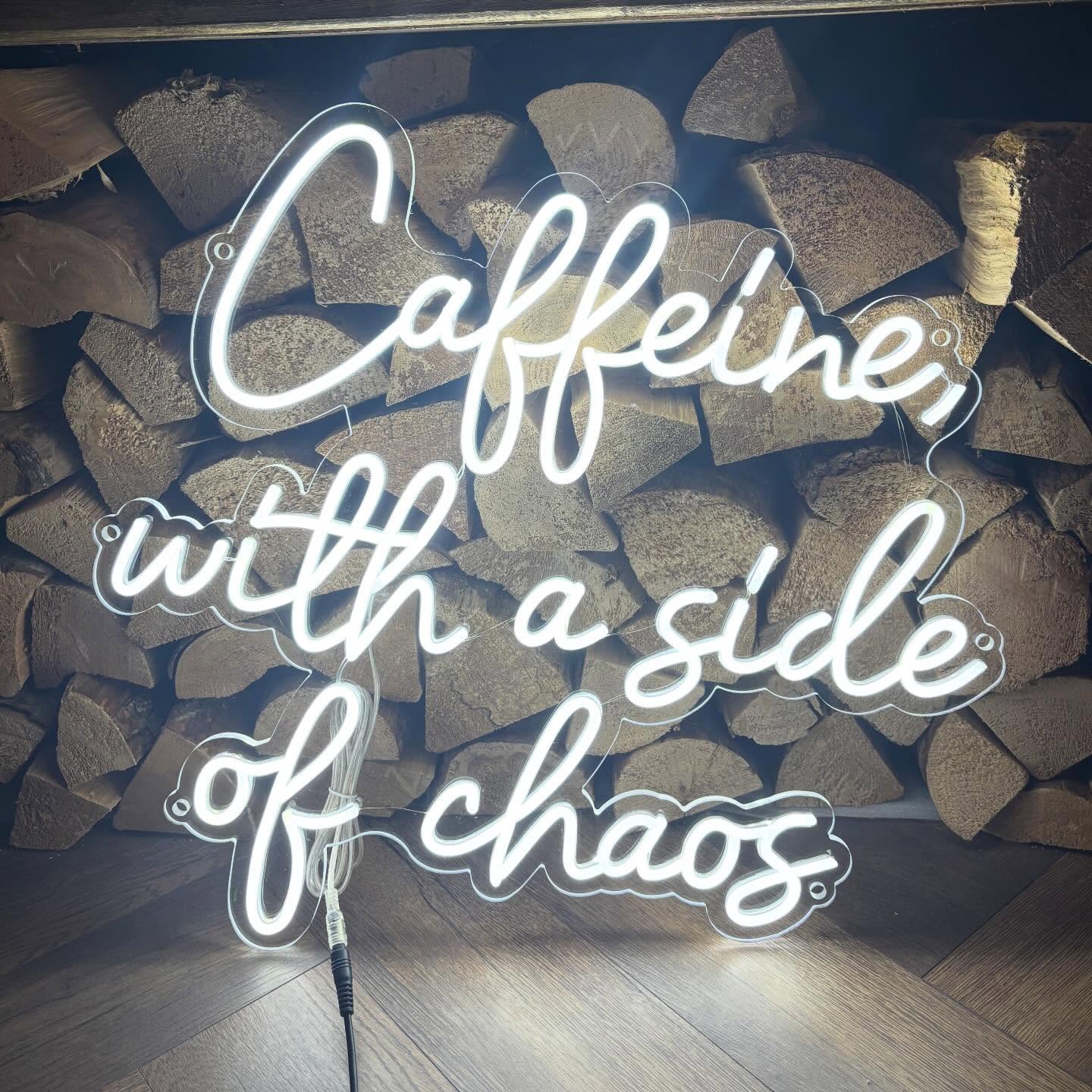 Blue Monday? Nothing a good cup of coffee can’t fix ☕✨ #ledneonsign #coffeestation #customsign #homebar #smallbusiness