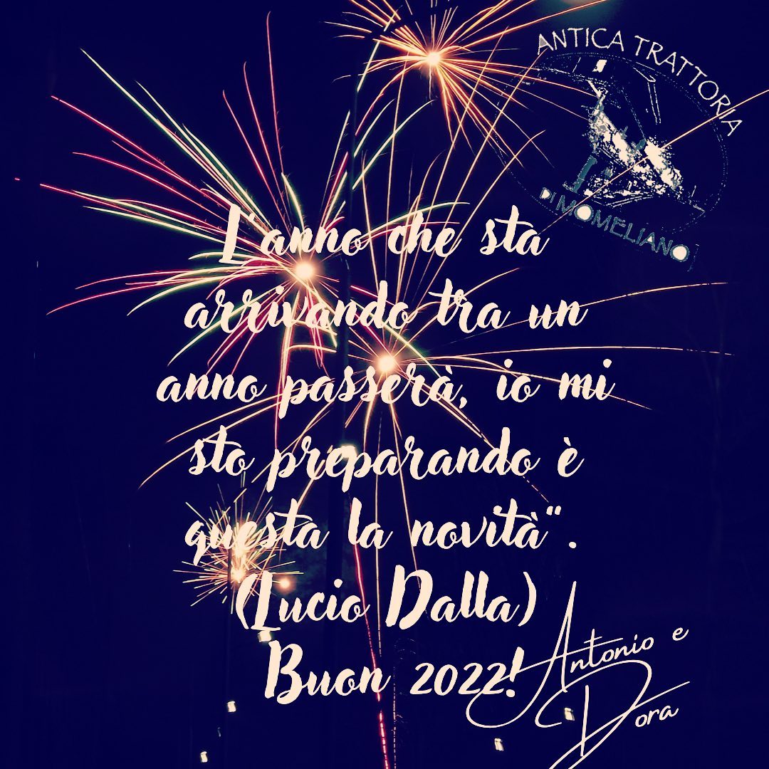 Buon 2022 da tutti noi…. #anticatrattoriadimomeliano #2022 #auguri #happynewyear #capodanno2022 #trattoria #cucinapiacentina #cucinatipica
