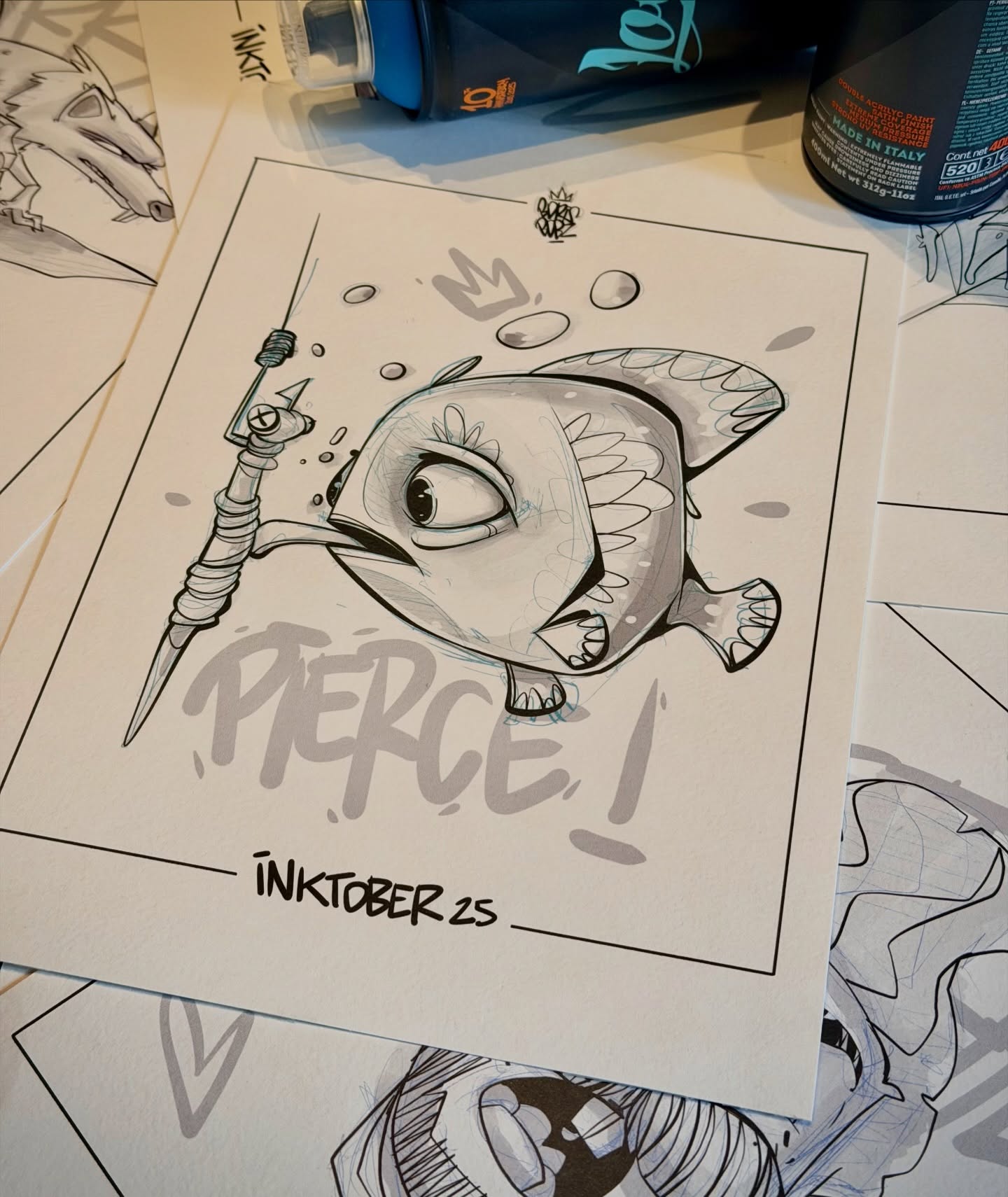 « PIERCE »
Salut ! ?
✍?✍?✍?
#illustration #character_design #inktober2025 #pierce #drawing