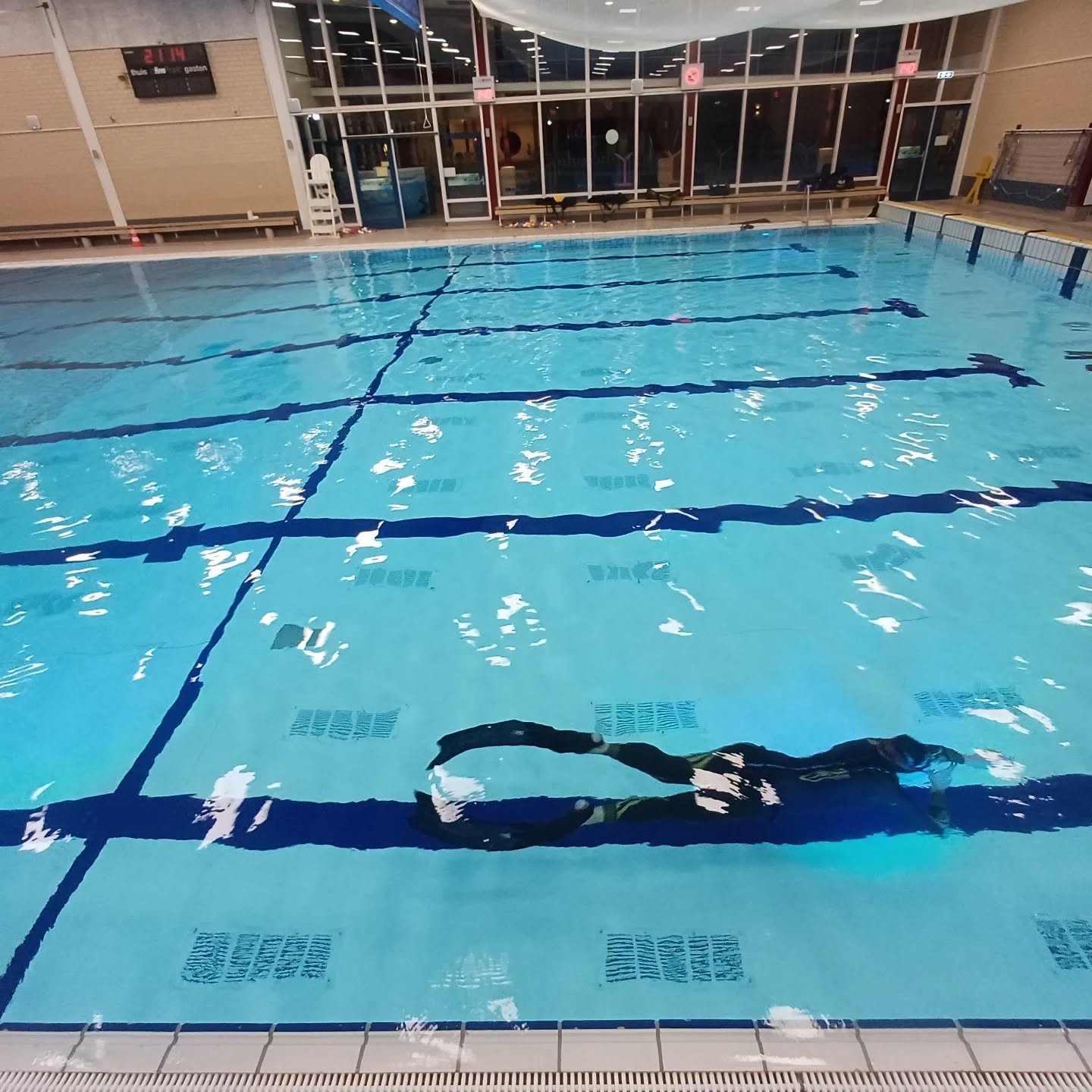 Our second training of the year! With some dedicated people 🙏 And again very relaxed when leaving the pool....