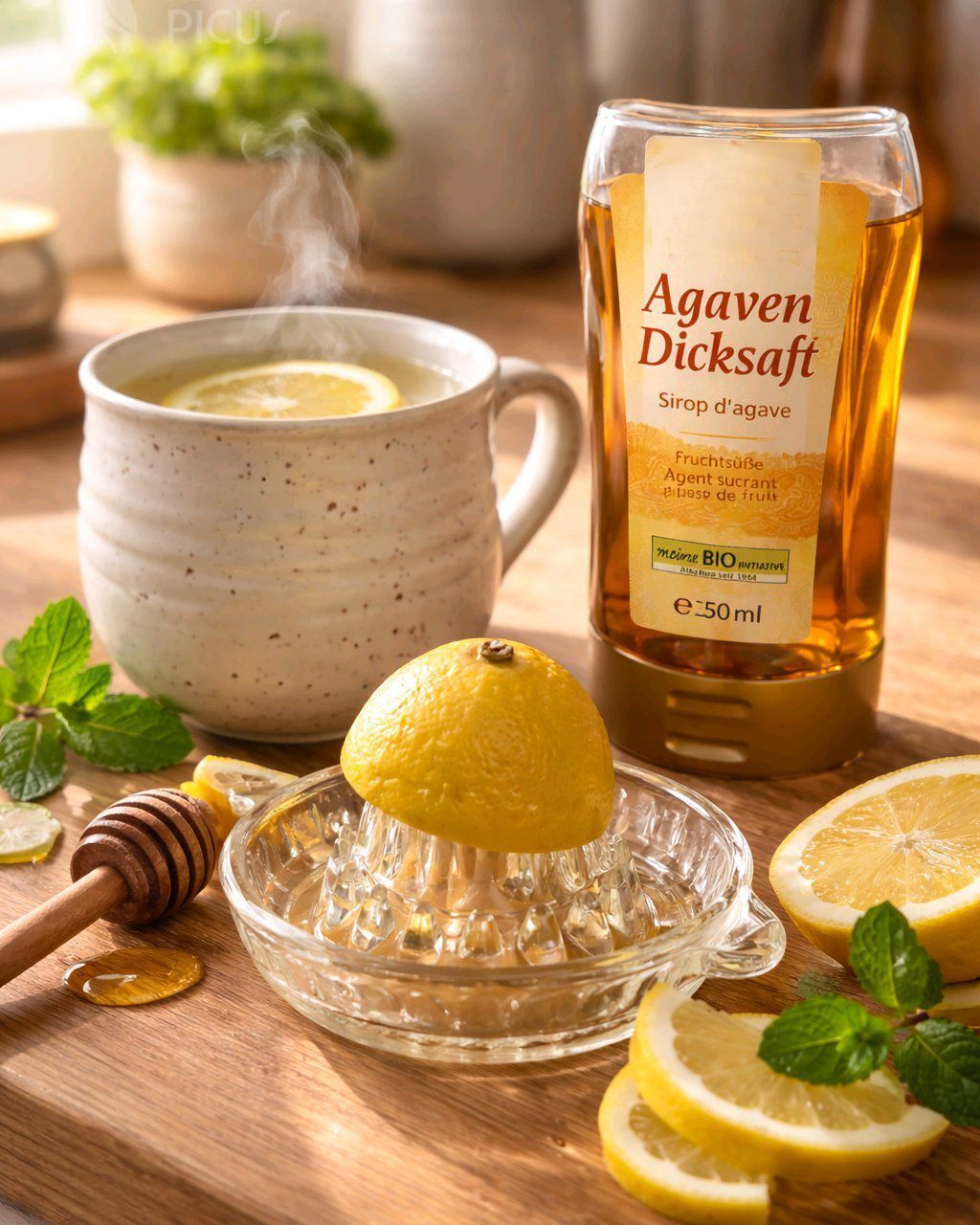 Frischekick für deinen Start in den Tag 🧋
Hast du schon einmal davon gehört, dass es Sinn macht, nach dem Aufstehen ein Glas lauwarmes Wasser auf nüchternen Magen zu trinken? Es kurbelt sanft deinen Darm an.
Zur Reinigung deiner Leber nimmst du direkt danach ein weiteres Glas Wasser zu dir, das du dieses Mal aber mit Zitrone und Agavendicksaft anreicherst.
Mein Rezept:
🍋 Saft einer halben, frisch ausgepressten Zitrone
☕ 1 Tasse (ca. 250 ml) lauwarmes Wasser
🍯 1/2 TL Agavendicksaft
🧂1 Messerspitze Cayennepfeffer (optional)
So startest du richtig erfrischt in den Tag und tust deinem Körper etwas Gutes. Zusätzlich kurbelt der Zitronensaft auch dein Immunsystem ordentlich an. 💪
Den Saft der zweiten Zitronenhälfte presse ich übrigens auch gleich aus und bewahre ihn in einem kleinen Schraubgläschen auf. So habe ich ihn für den nächsten Morgen gleich greifbar.
Wirst du es ausprobieren? 😉
#leberreinigung #kraftdernatur #immunsystemstärken #morgenritual
Bilder:
Produkte - HERBA PICUS
Hintergrund - KI