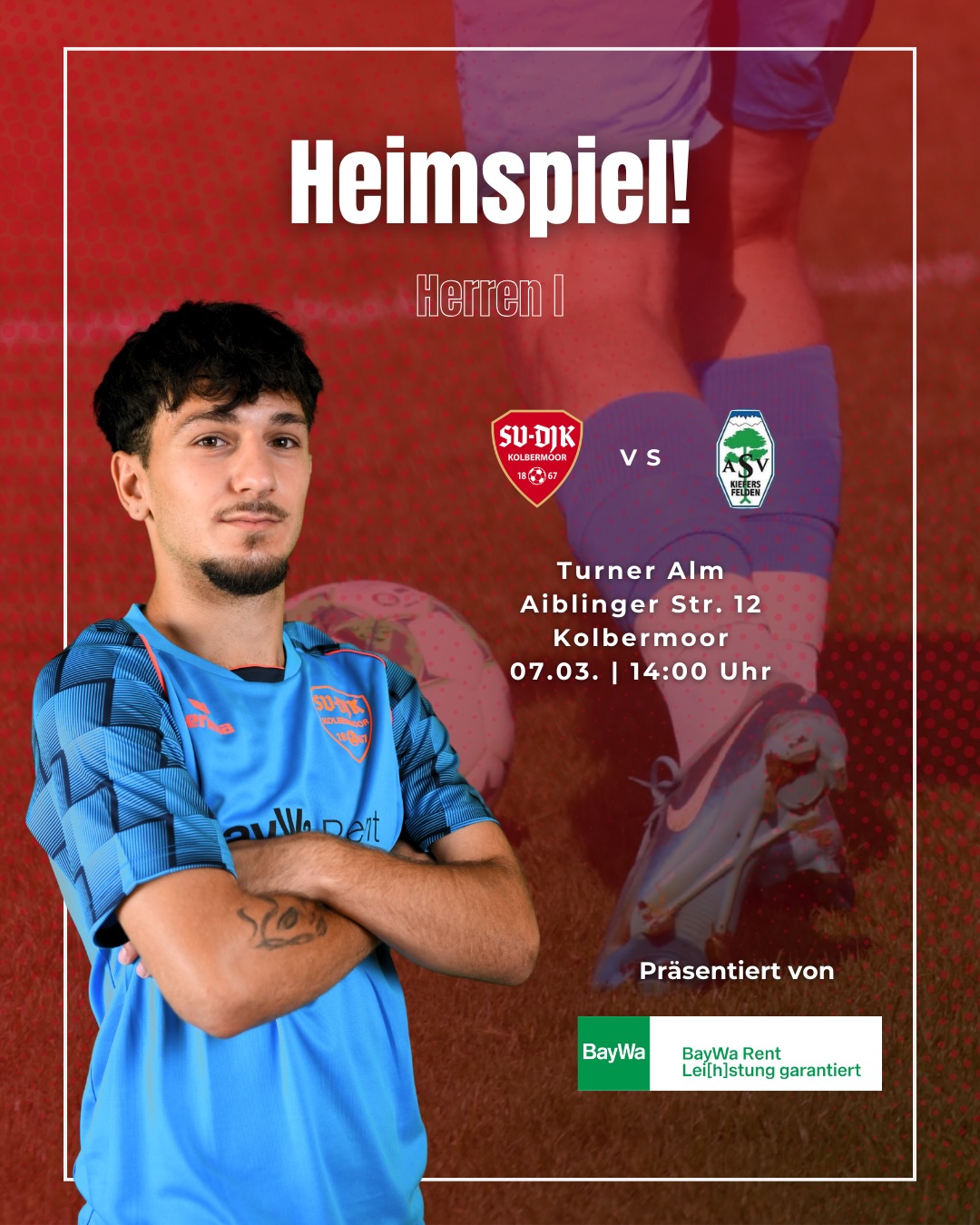 Winterpause vorbei, der Ball rollt wieder?
Nach drei Monaten ist es wieder soweit und wir starten in die Rückrunde! Los geht’s heute gegen die erste und zweite Mannschaft des @asv_kiefersfelden. Kommt’s zahlreich!!
?Spiel der ersten Mannschaft: 14:00 Uhr
?Spiel der zweiten Mannschaft: 16:00 Uhr
?Turner Alm Kolbermoor
#SVDJKKolbermoor #Rückrunde #Heimspiel #Kolbermoor #UNSschreibtmanGEMEINSAM