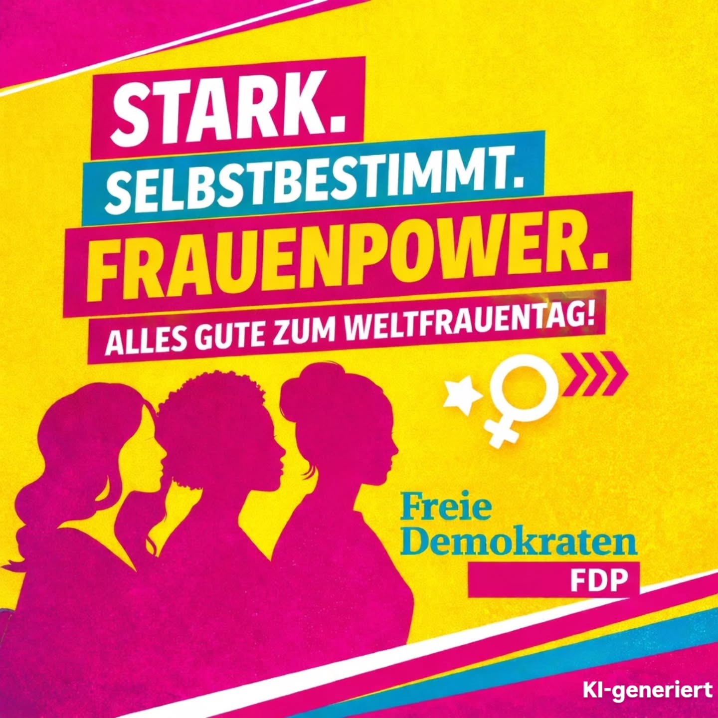 Allen Frauen wünsche ich einen wunderschönen Weltfrauentag! ?? Was gibt es schöneres, als mit der heutigen Wahl daran zu erinnern, dass Frauen sich 1918 das Wahlrecht erkämpft haben?! ?
Also bitte alle wählen gehen, damit diese Errungenschaft nicht umsonst ist! ??
#LTW2026 #FDP #ZurückAufVorwärts #Frauenrechte