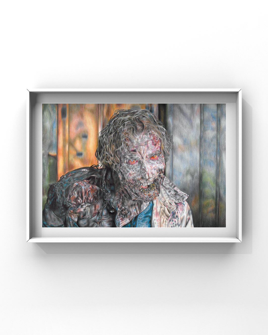 Exanimus was the first piece that marked the beginning of my journey into realistic coloured-pencil work back in 2014.
Looking at it now, I can still see the early traces of the precision and patience that would later become part of my artistic voice.
This original is now available in my shop — a small piece of where it all began.
29.7 x 42 cm · Coloured pencil on drawing paper · Hand‑signed by Topenga
#ZombieArt #TwdArt #PolychromosPencils #Hahnemühle #RealisticArtwork #ColoredPencilDrawing #ColouredPencilDrawing #Realisticdrawings #RealismArt #RealismArtist #Topenga #TopengaArt