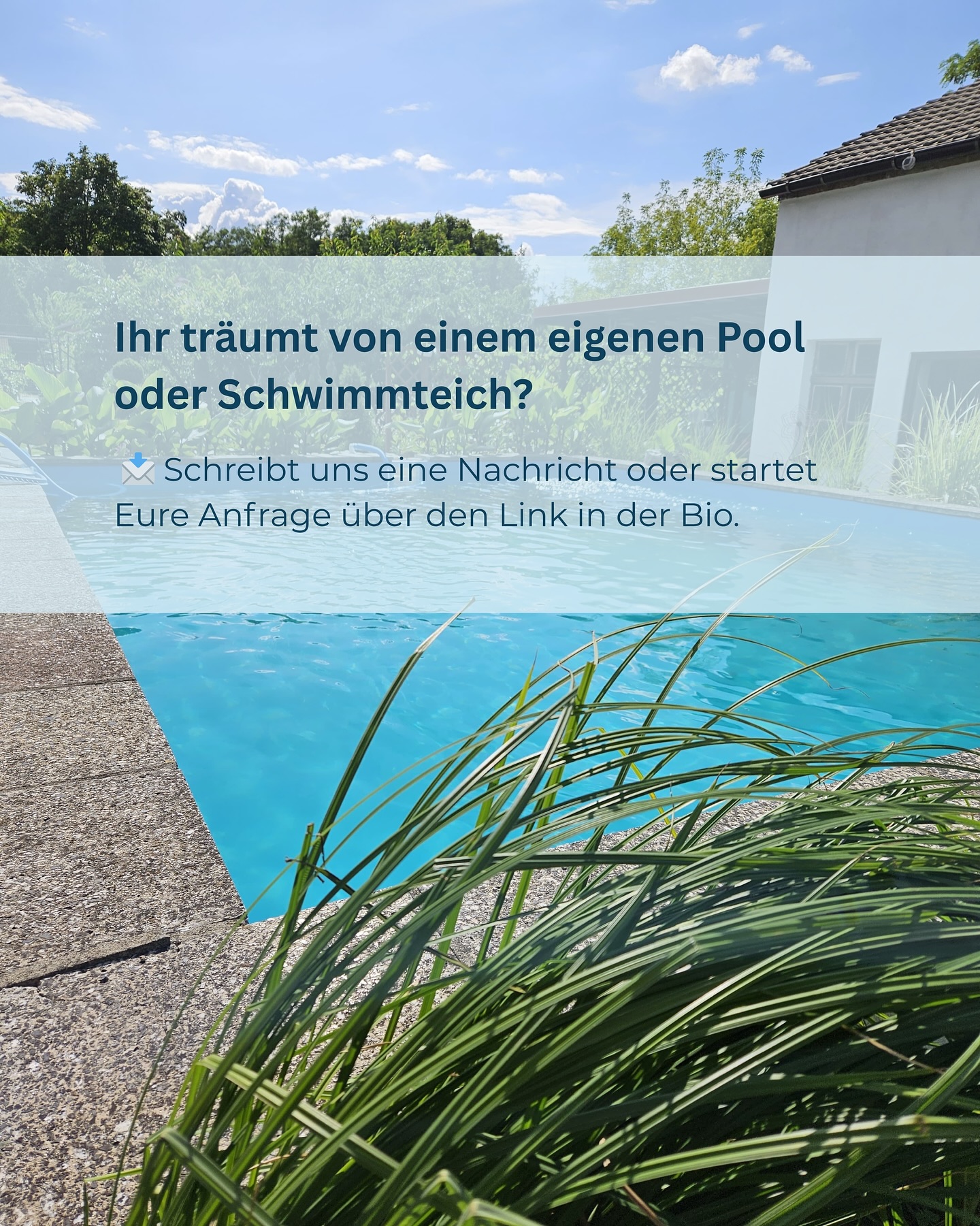 Poolbau & Schwimmteiche nach Maß 💧
✔️ Planung
✔️ Umsetzung
✔️ über 25 Jahre Erfahrung
Alles aus einer Hand – zuverlässig & individuell.
📩 Jetzt Anfrage starten
#poolbau #swimmingpools #gartenteich #gartenlandschaftsbau #schwimmteich #planung #umsetzung