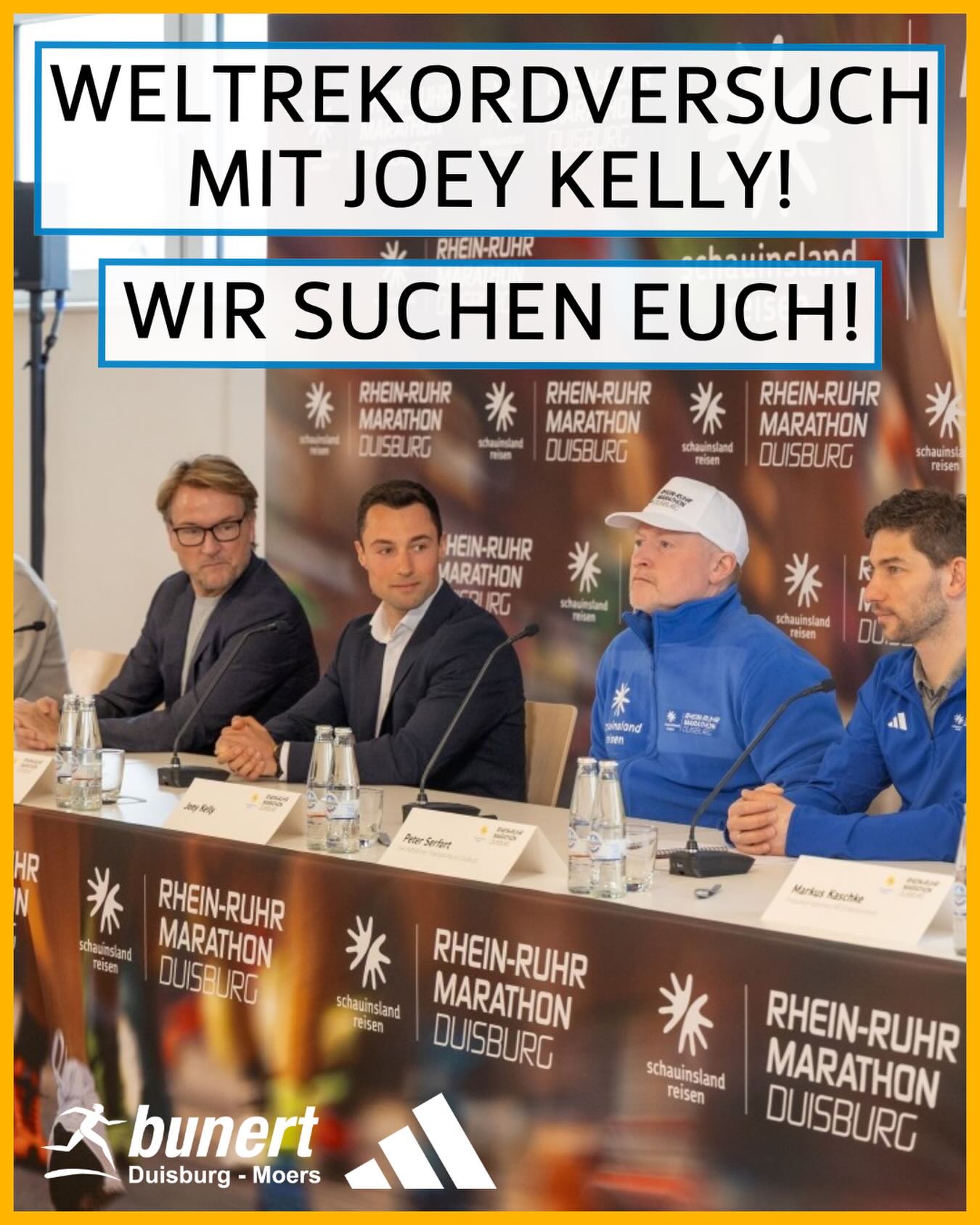 🌍🏃♂️ Werde Teil eines einzigartigen Weltrekordversuchs!Gemeinsam mit Joey Kelly suc....