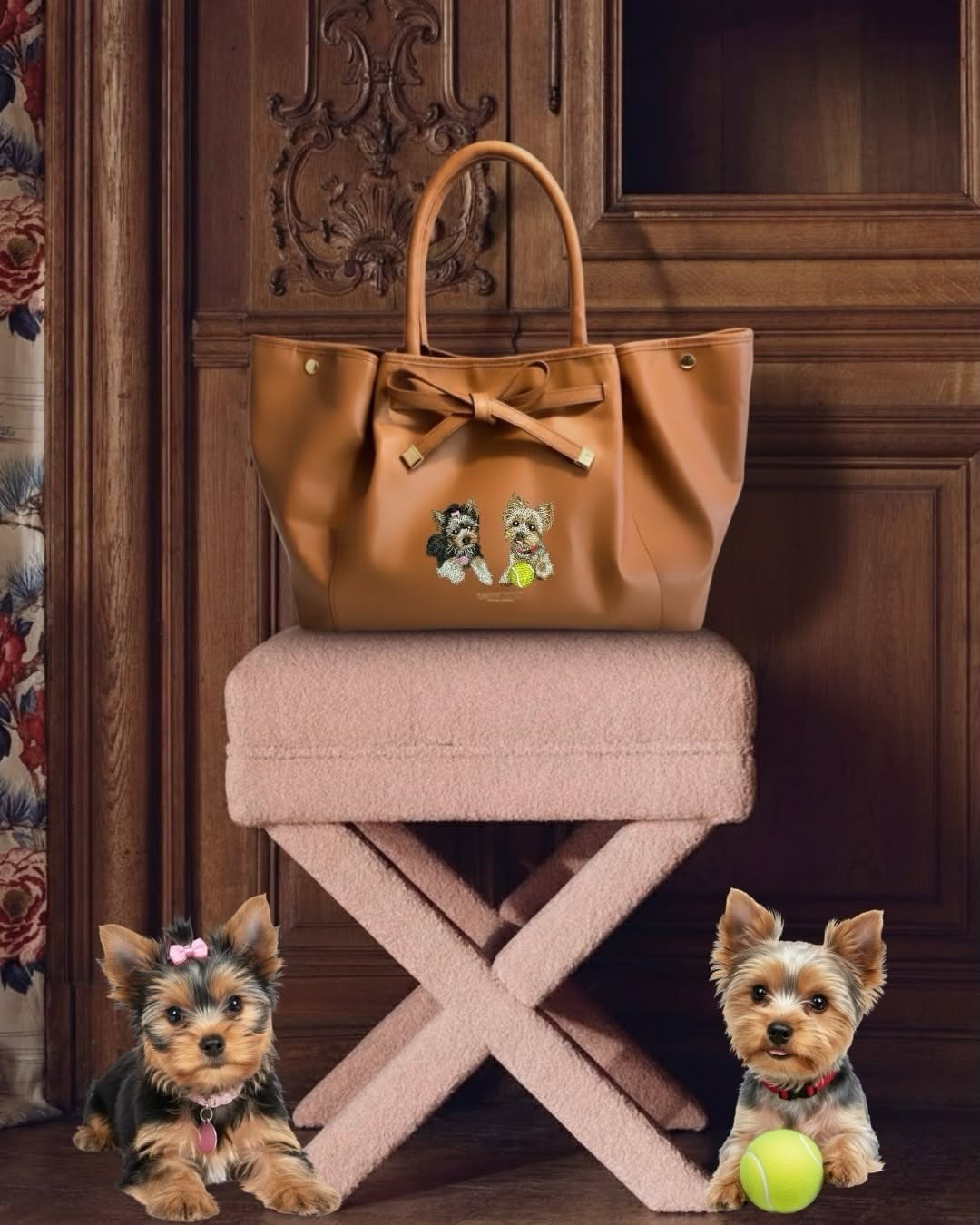 Impossible to ignore ?✨?
Meet our Calitas Tote Bag Pets Portrait, crafted in irresistible caramel leather ?✨ and designed to carry everything that matters most ?❤️ From everyday essentials to the little loves you never leave behind, each tote is handcrafted in 100% genuine leather and delicately embroidered with your pets ?✨ personal, timeless, and quietly luxurious ?↔️?
Styled with our iconic Calitas loafers in deep wine velvet ?✨, adorned with the sweetest Yorkshire portraits ???, this look blends warmth, elegance, and charm without ever trying too hard ?? Soft textures, caramel hues and that perfect touch of burgundy ?? effortless chic with a tender soul ✨?↔️
Because true luxury isn’t loud ✨
It’s emotional ❤️
It’s artisanal ?
And it lives in the details that make your heart smile every single day ???
Calitas World ✨?
Where style is personal, and love is always part of the look ??✨