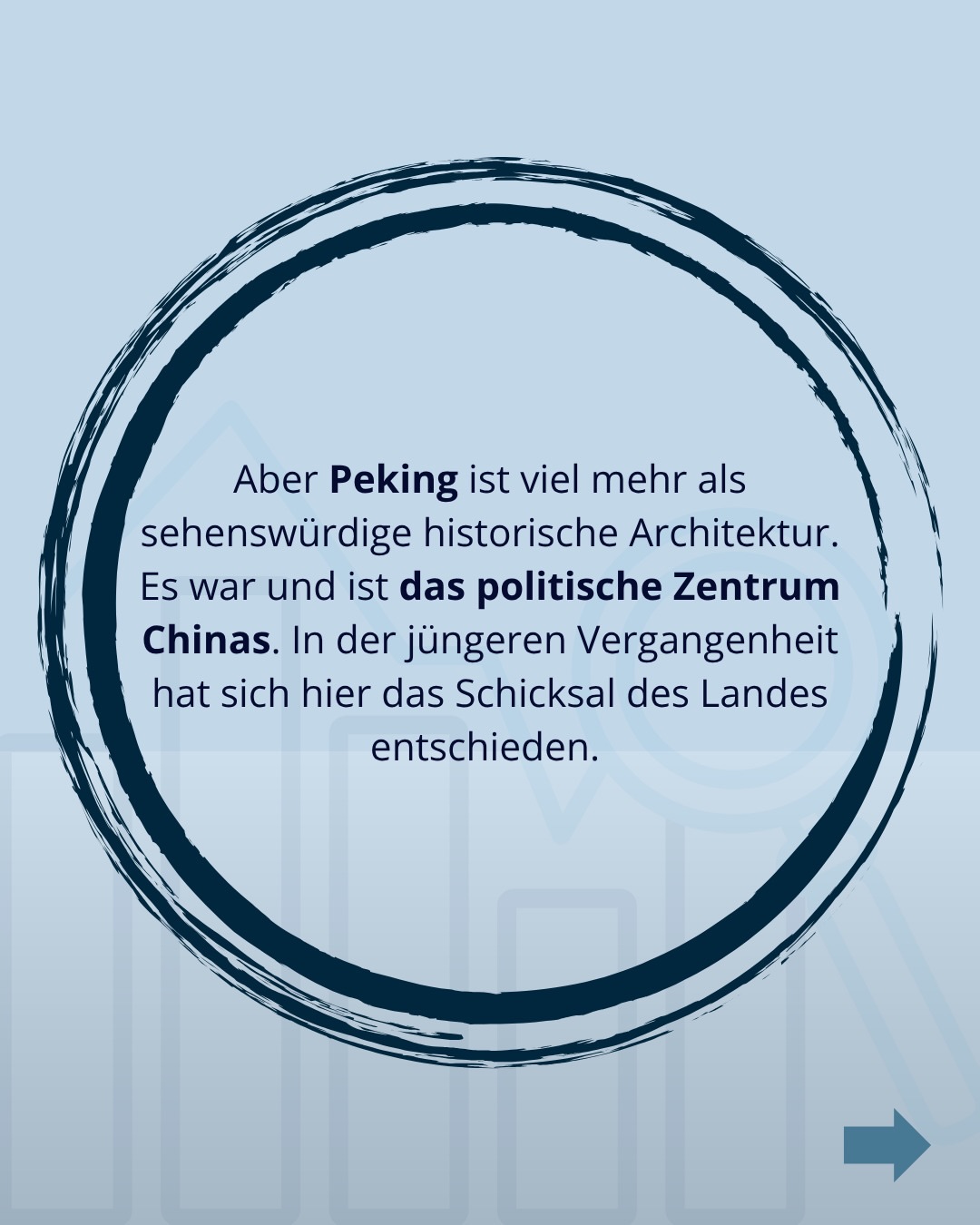 Die Verbotene Stadt, der Tiananmen-Platz, der Sommerpalast und der Himmelstempel – wer schon einmal in China war, hat vermutlich auch Peking besucht.
Aber Peking ist viel mehr als sehenswürdige historische Architketur. Es war und ist das politische Zentrum Chinas. In der jüngeren Geschichte hat sich hier das Schicksal des Landes entschieden.
The Spirit of Beijing - Kultur, Geschichte, Architektur und Politik – Hans-Wilm Schütte erklärt die Identität und Mentalität der Metropole, denn in Pekings Stadtbild spiegeln sich die politischen Leitbilder verschiedener Epochen.
Hans-Wilm Schütte kennt China wie seine Westentasche. Neben seiner Forschung hat er auch viele bekannte Reiseführer verfasst und zählt zu den meist gelesenen deutschen China-Autoren.
Fun Fact | Auch in China wird seine Arbeit gewürdigt: Den Termin für seinen Vortrag bei uns mussten wir einmal verschieben, weil er für seine Arbeit in Hangzhou einen Buchpreis verliehen bekommen hat.
Peking – dreimal Idealstadt: Idee und Wirklichkeit mit Dr. Hans-Wilm Schütte
📅 Donnerstag, 25. Juni 2026
🕡 18:30–20:00 Uhr
📍 Konfuzius-Institut Metropole Ruhr
🎟️ Teilnahme kostenlos
Kostenlos teilnehmen und mit diskutieren – für eine Erfrischung ist gesorgt.
Mehr erfahren und anmelden, siehe Link in Bio.
#peking #kultur #geschichte #architektur #politik