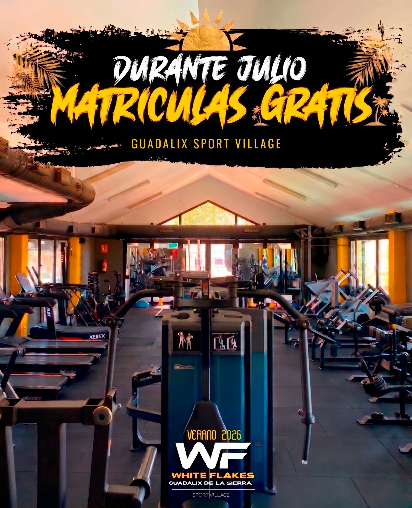 ¡ESTE VERANO ENTRENA SIN EXCUSAS! ☀️?️♂️?
Si estabas esperando la señal definitiva para ponerte en forma o continuar con tu rutina, ¡aquí la tienes! Durante julio, en Guadalix Sport Village tiramos la casa por la ventana: ¡MATRÍCULAS TOTALMENTE GRATIS! ??
Queremos ponértelo muy fácil para que sigues cuidándote este verano ☀️.
Disfruta de las mejores instalaciones, de tu entrenamiento a tu ritmo y de la motivación de formar parte de nuestra comunidad sin pagar de más. ¡Es el momento perfecto para unirte a la familia White Flakes! ??
⚠️ ¡No dejes pasar la oportunidad y aprovecha esta oferta exclusiva de verano!
? Para más detalles o tramitar tu alta, mándanos un mensaje directo o pásate a vernos por el centro. ¡Te esperamos! ?
@whiteflakesco
@aytoguadalixdelasierra
#WhiteFlakes #GuadalixDeLaSierra #GuadalixSportVillage #MatriculaGratis #GimnasioGuadalix #EntrenamientoVerano