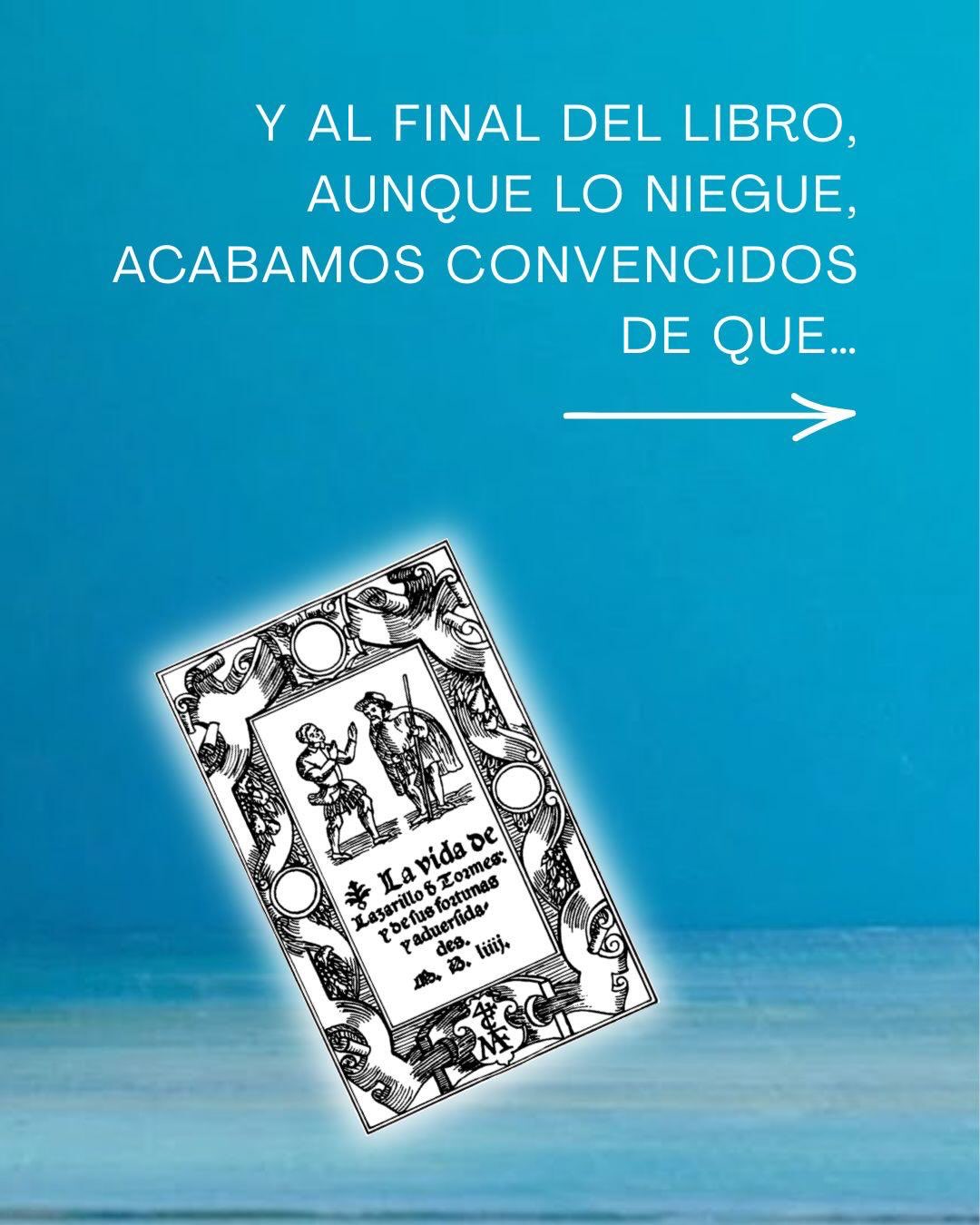 🤔 ¿Sabías que, en teoría, ‘El Lazarillo de Tormes’ escribió la historia de su vida con el objetivo de desmentir que su mujer le era infiel? Y, total, que al final del libro, aunque lo niegue, nos queda claro que le engaña con el Arcipreste de San Salvador, su amo.
⁉️ Más curiosidades en mi podcast, ‘Las palabras cuentan’.