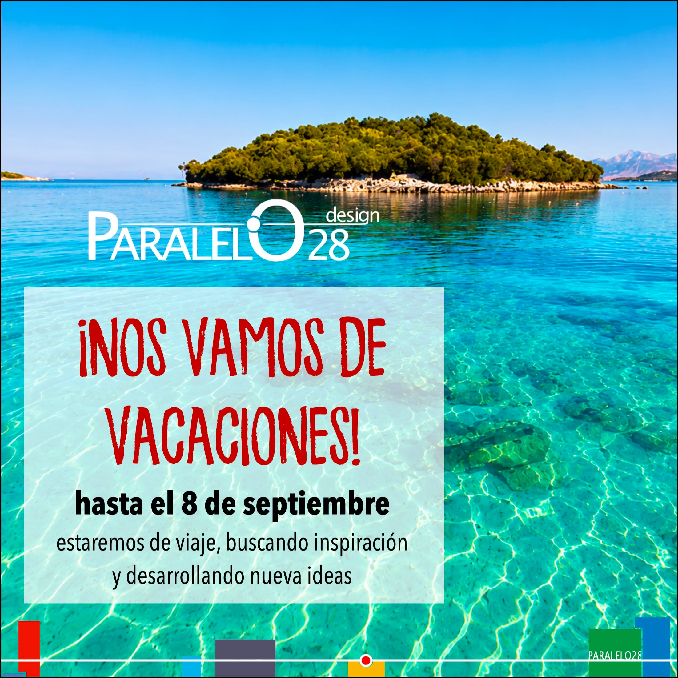 ¡Nos vamos de vacaciones hasta el 8 de septiembre! #vacaciones #vacances #oporrak #festivos #holidays #ferien #vacances #vacanze #wakacje #vakantie #feriados #ünnepek #brīvdienas #šventės #vaganzi