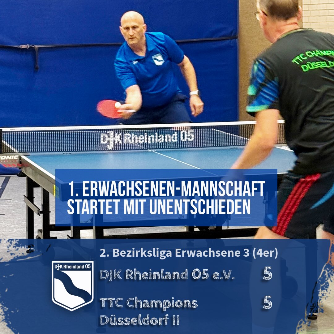 Die erste Woche der Saison ist schon wieder vorbei. Die Erwachsenenmannschaft I führte bereits ....